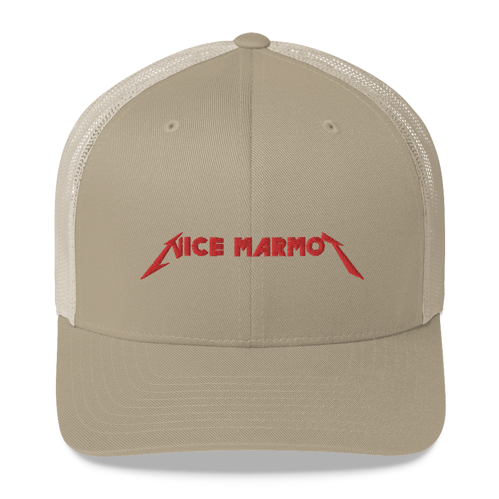 NICE MARMOT 'EM ALL trucker hat