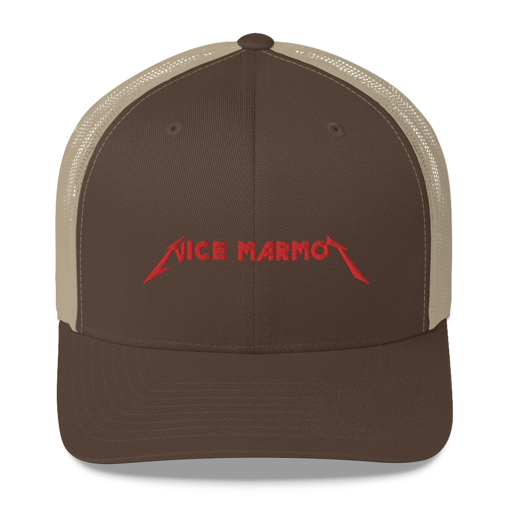 NICE MARMOT 'EM ALL trucker hat